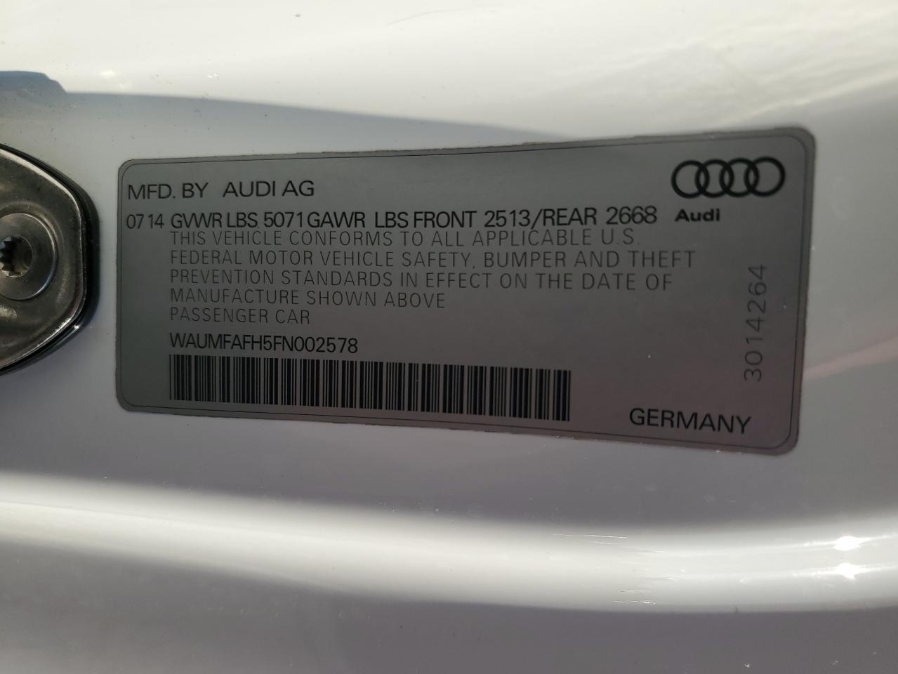 2015 Audi A5 - Image 14