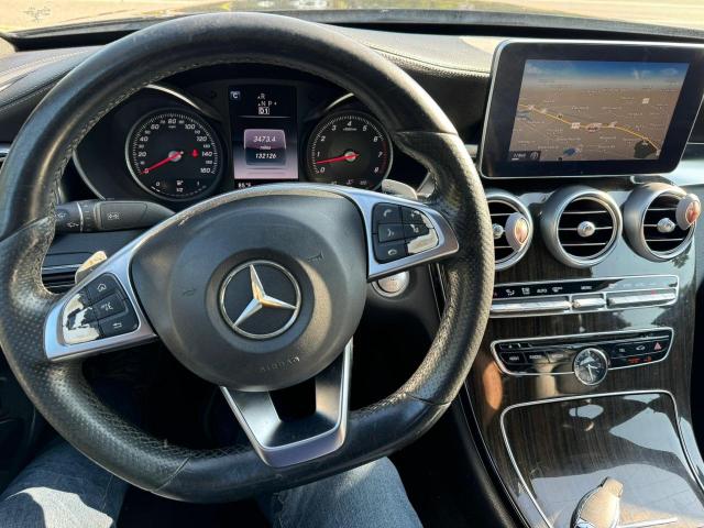 Седани MERCEDES-BENZ C-CLASS 2015 Чорний