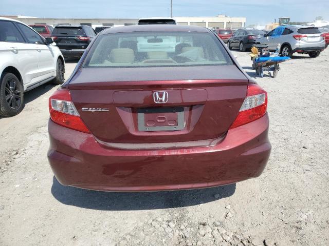  HONDA CIVIC 2012 Burgundy