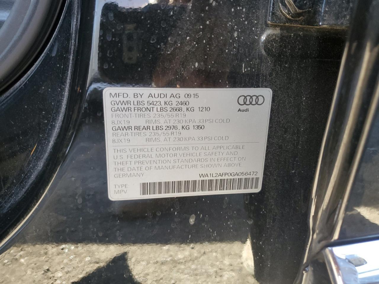 WA1L2AFP0GA056472 2016 Audi Q5 Premium Plus