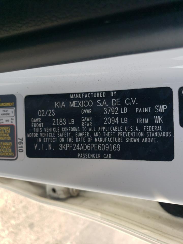 3KPF24AD6PE609169 2023 Kia Forte Lx