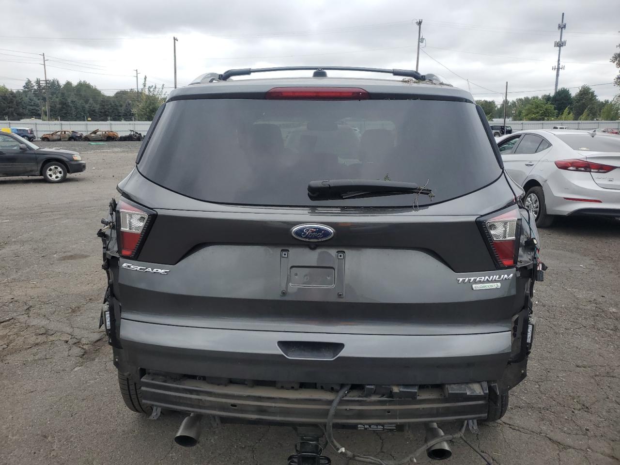 2017 Ford Escape Titanium VIN: 1FMCU0J96HUE23969 Lot: 71824494