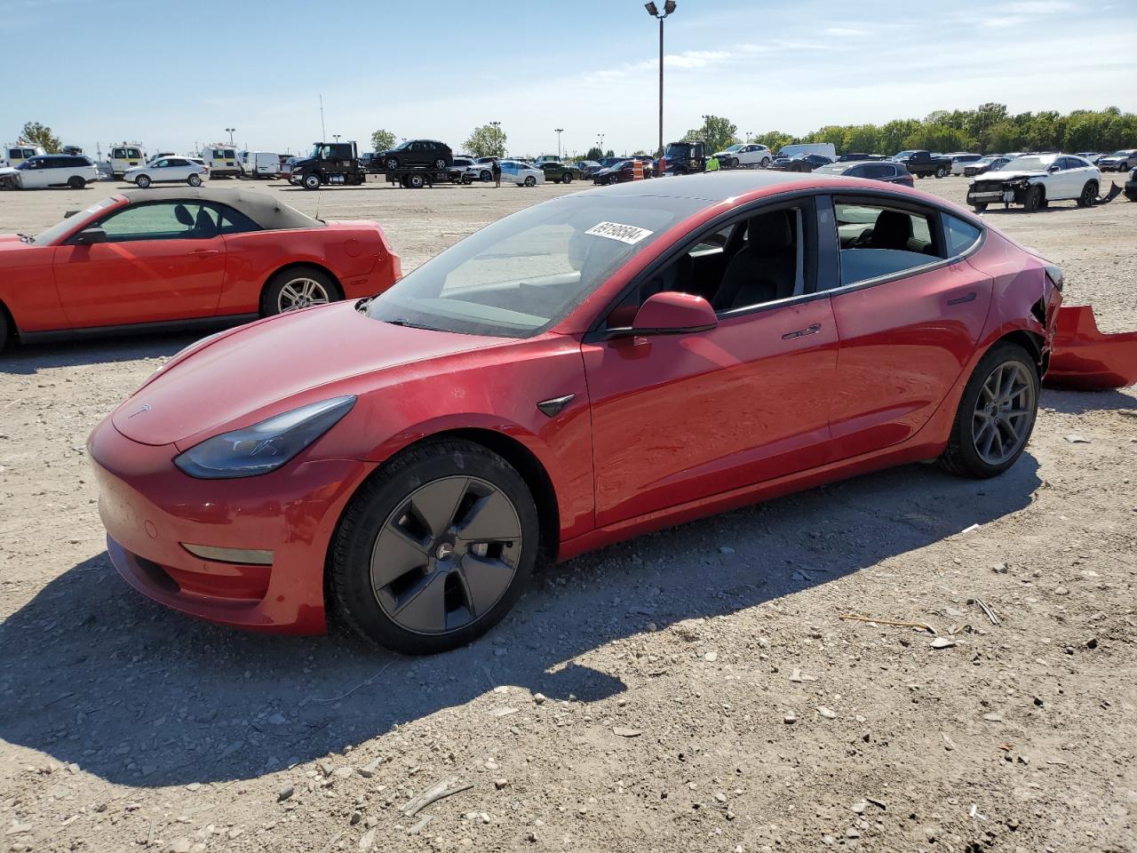 2021 Tesla Model 3 VIN: 5YJ3E1EA2MF057944 Lot: 69198504