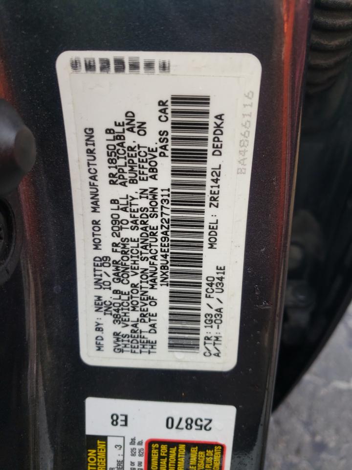 1NXBU4EE9AZ277311 2010 Toyota Corolla Base