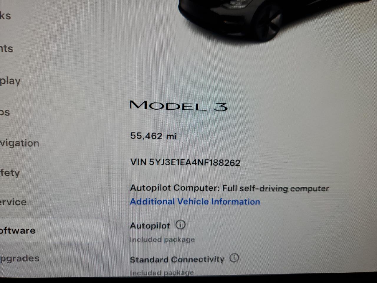 2022 Tesla Model 3 VIN: 5YJ3E1EA4NF188262 Lot: 73225144