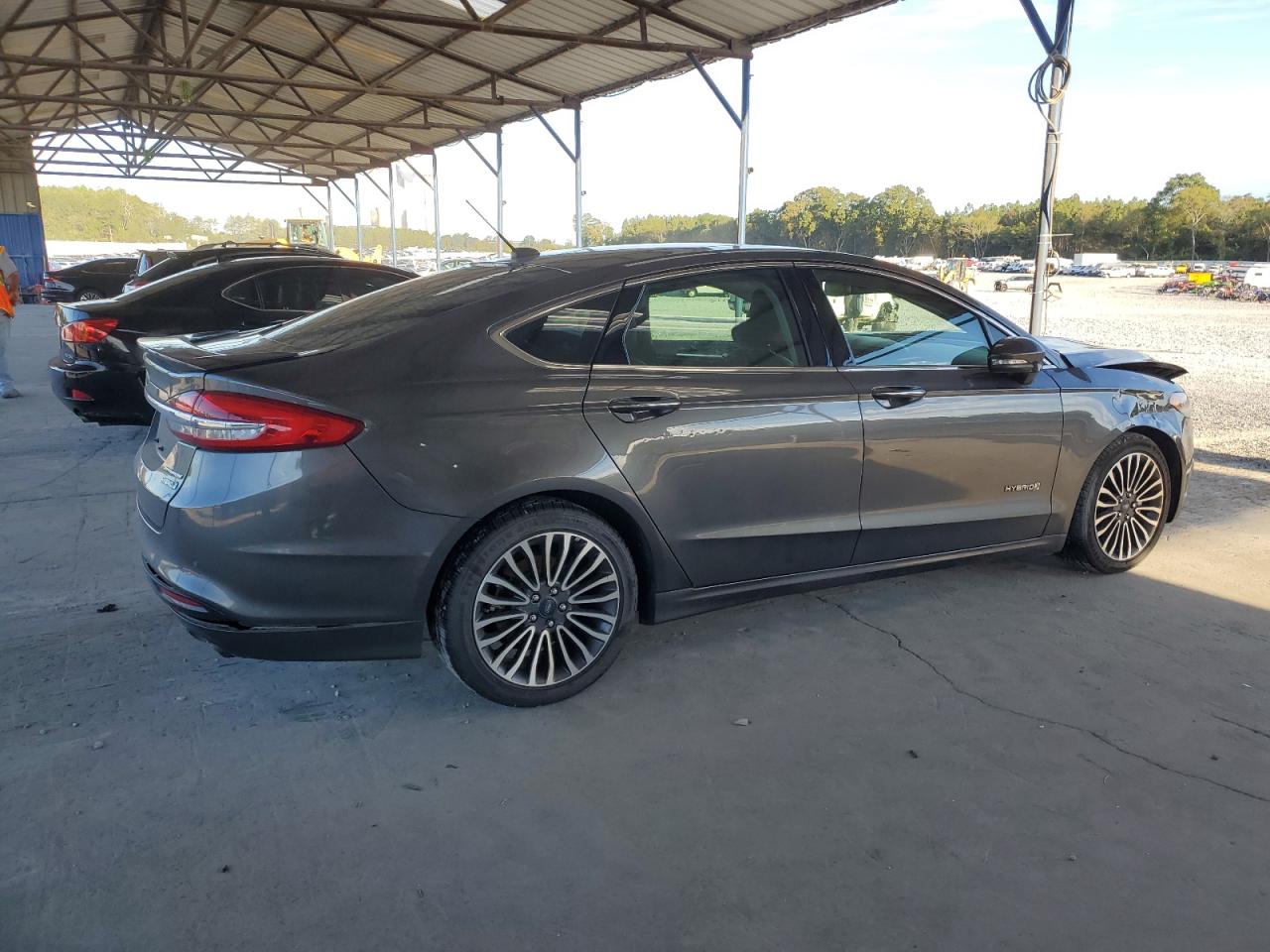 2017 Ford Fusion Titanium Hev VIN: 3FA6P0RU5HR397170 Lot: 69866214