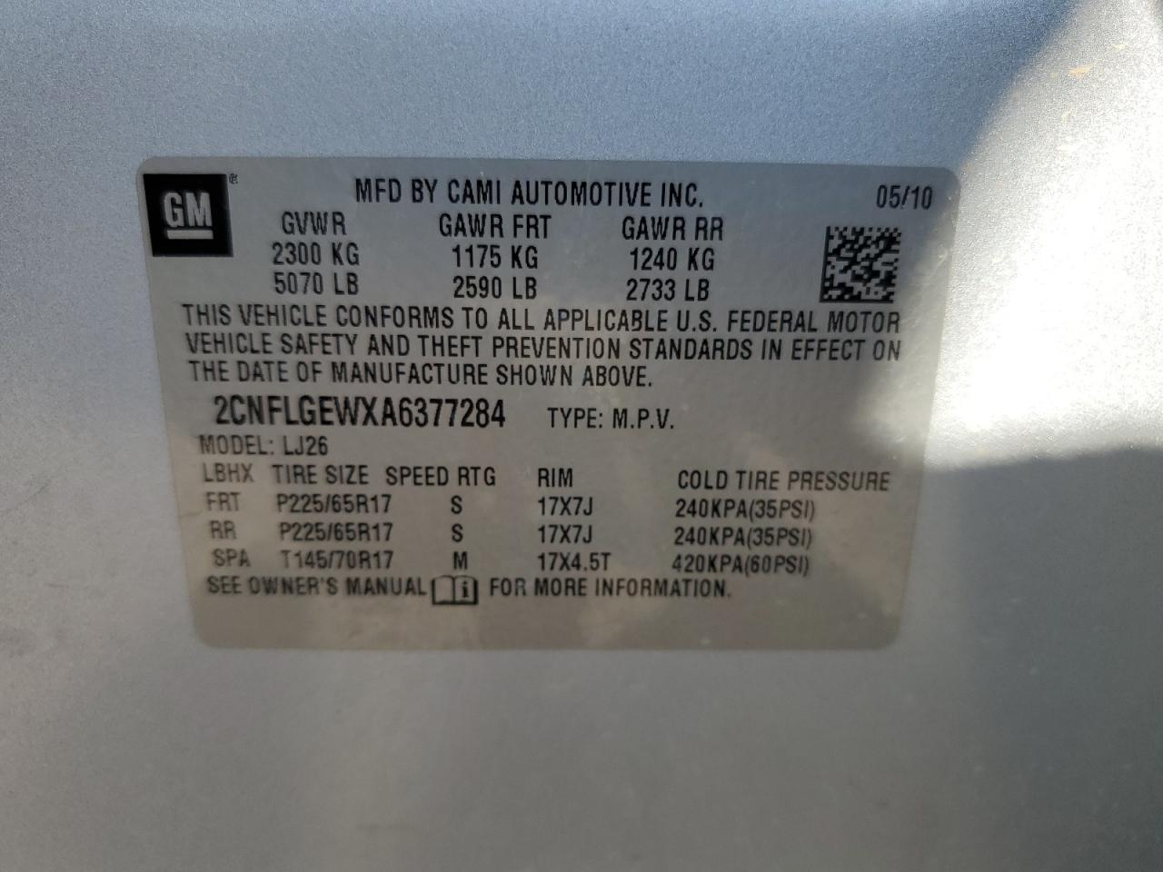 2010 Chevrolet Equinox - Image 13