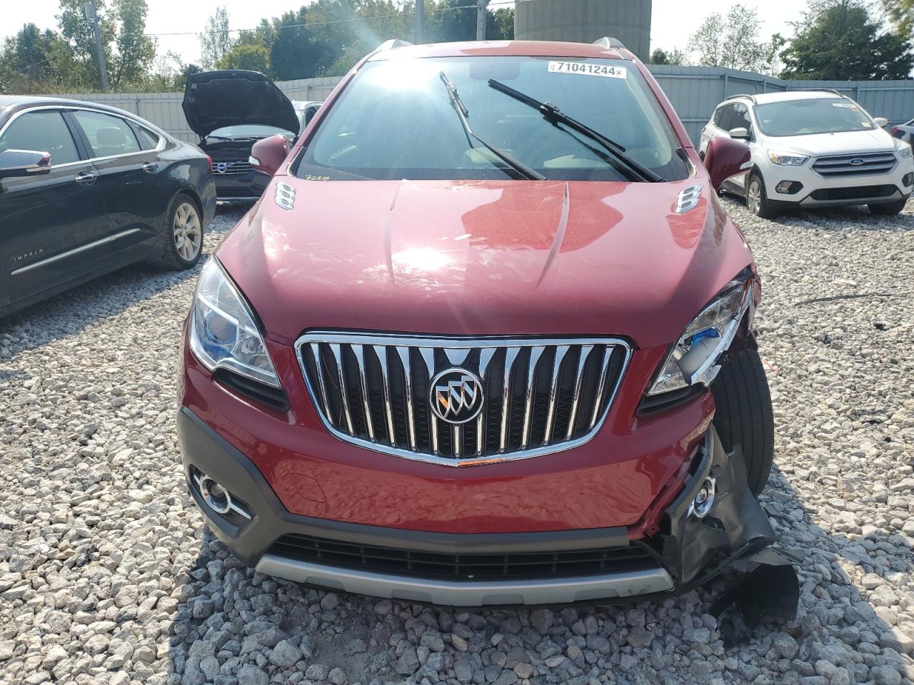 2015 BUICK ENCORE with FRONT END damage, VIN KL4CJFSB1FB094585