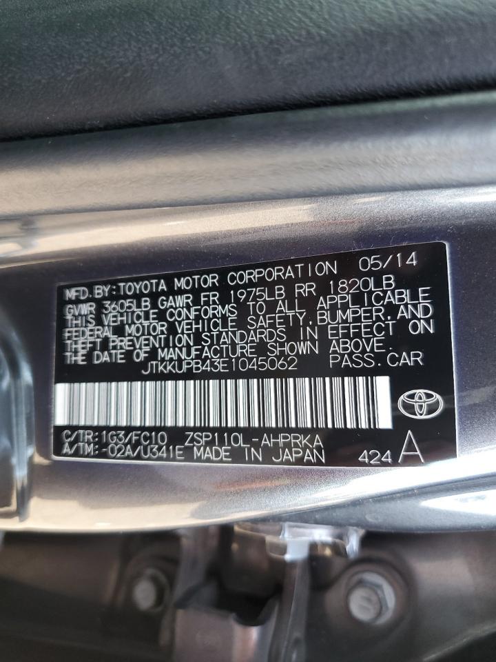 JTKKUPB43E1045062 2014 Toyota Scion Xd