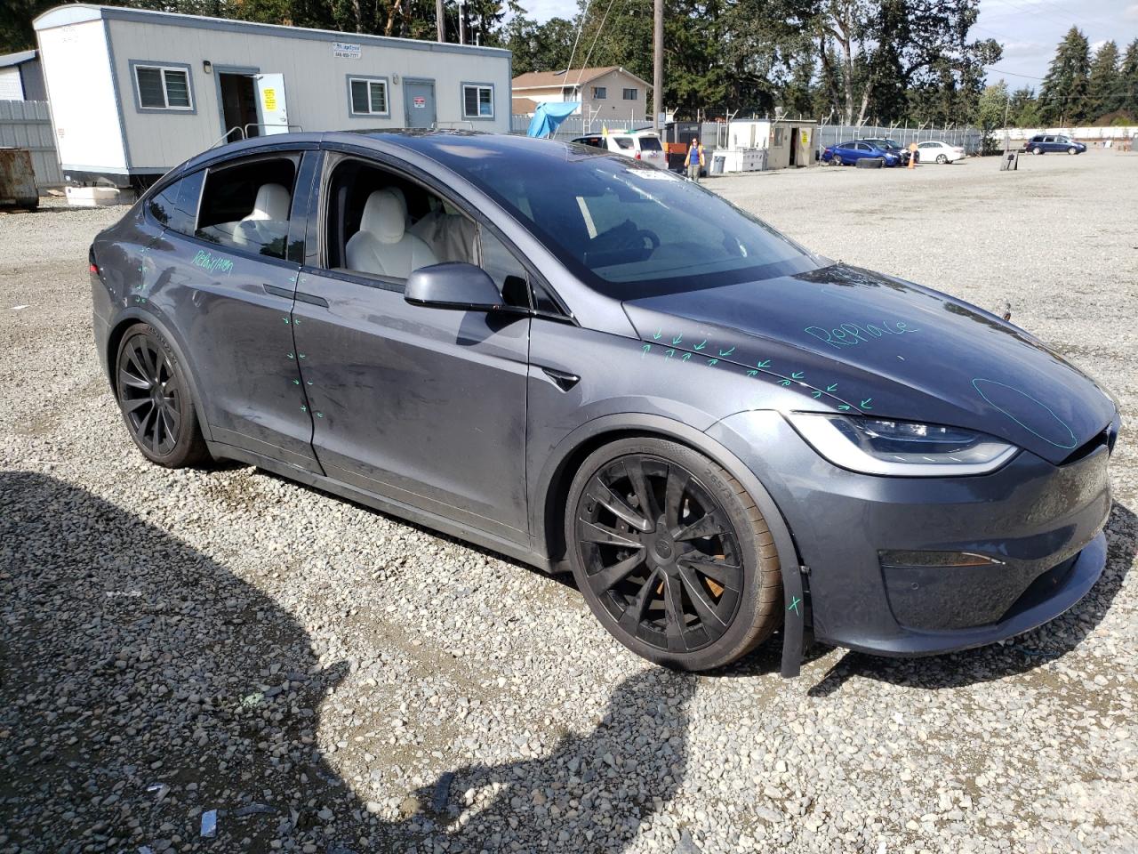 2022 Tesla Model X VIN: 7SAXCBE67NF359257 Lot: 73407714