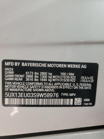 5UX13EU03S9W58976 BMW X5 SDRIVE 12