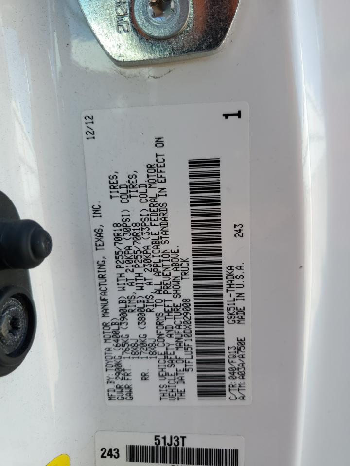 5TFLU5F10DX029008 2013 Toyota Tundra