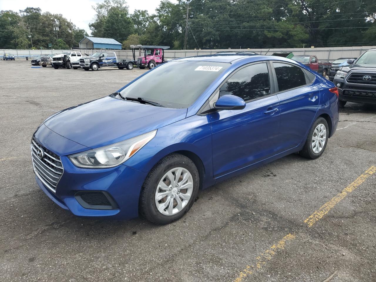 2019 Hyundai Accent Se VIN: 3KPC24A3XKE063107 Lot: 71035374