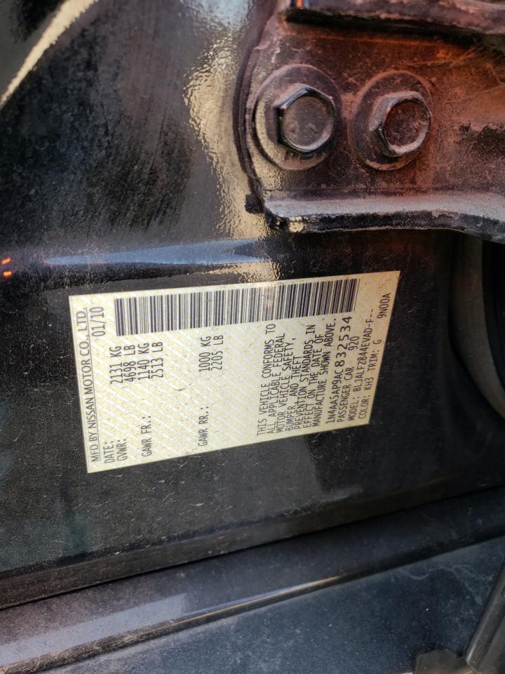 1N4AA5AP9AC832534 2010 Nissan Maxima S