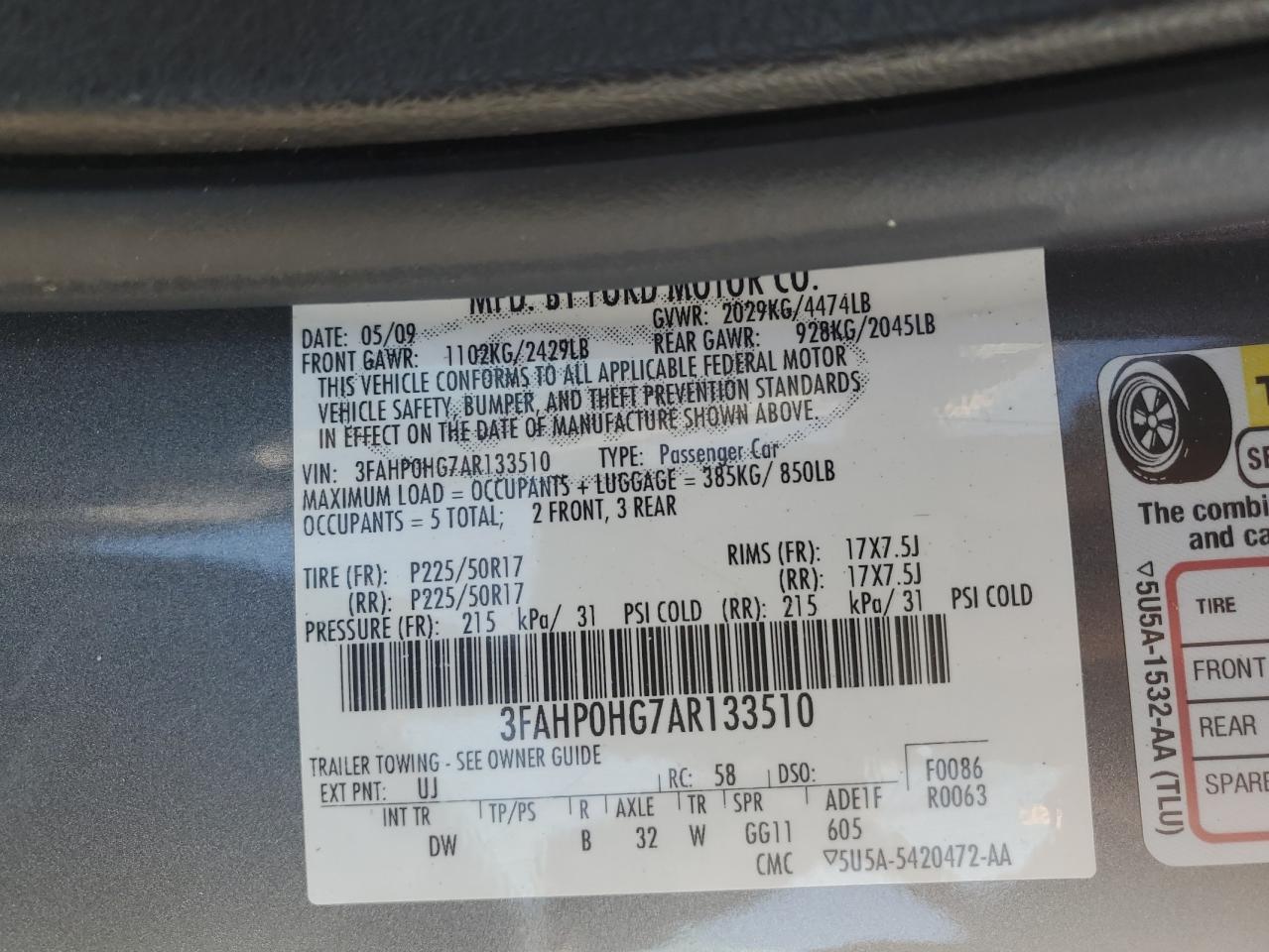 2010 Ford Fusion - Image 12