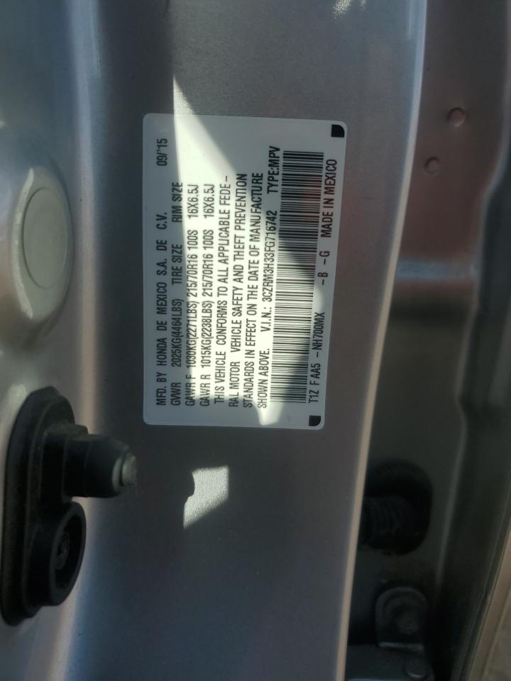 3CZRM3H33FG716742 2015 Honda Cr-V Lx