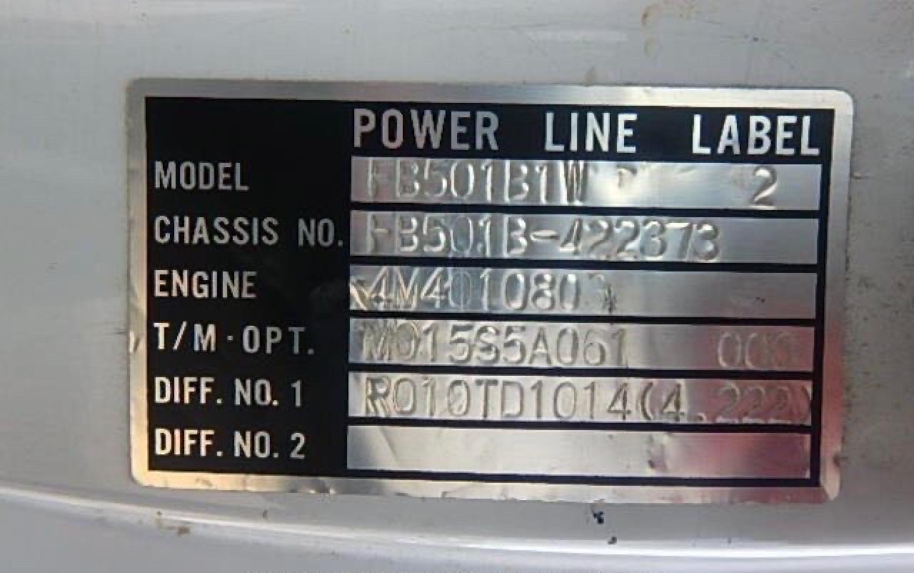 1996 Mitsubishi Canter VIN: FB501B422373 Lot: 70933864