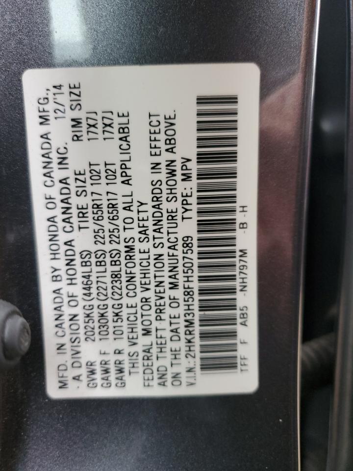 2HKRM3H58FH507589 2015 Honda Cr-V Ex