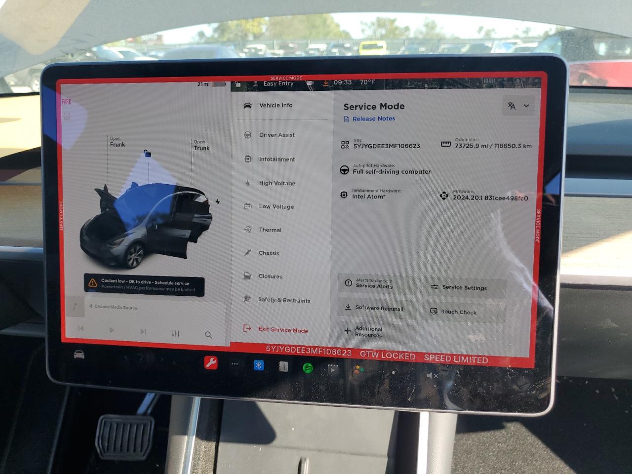 5YJYGDEE3MF106623 2021 Tesla Model Y