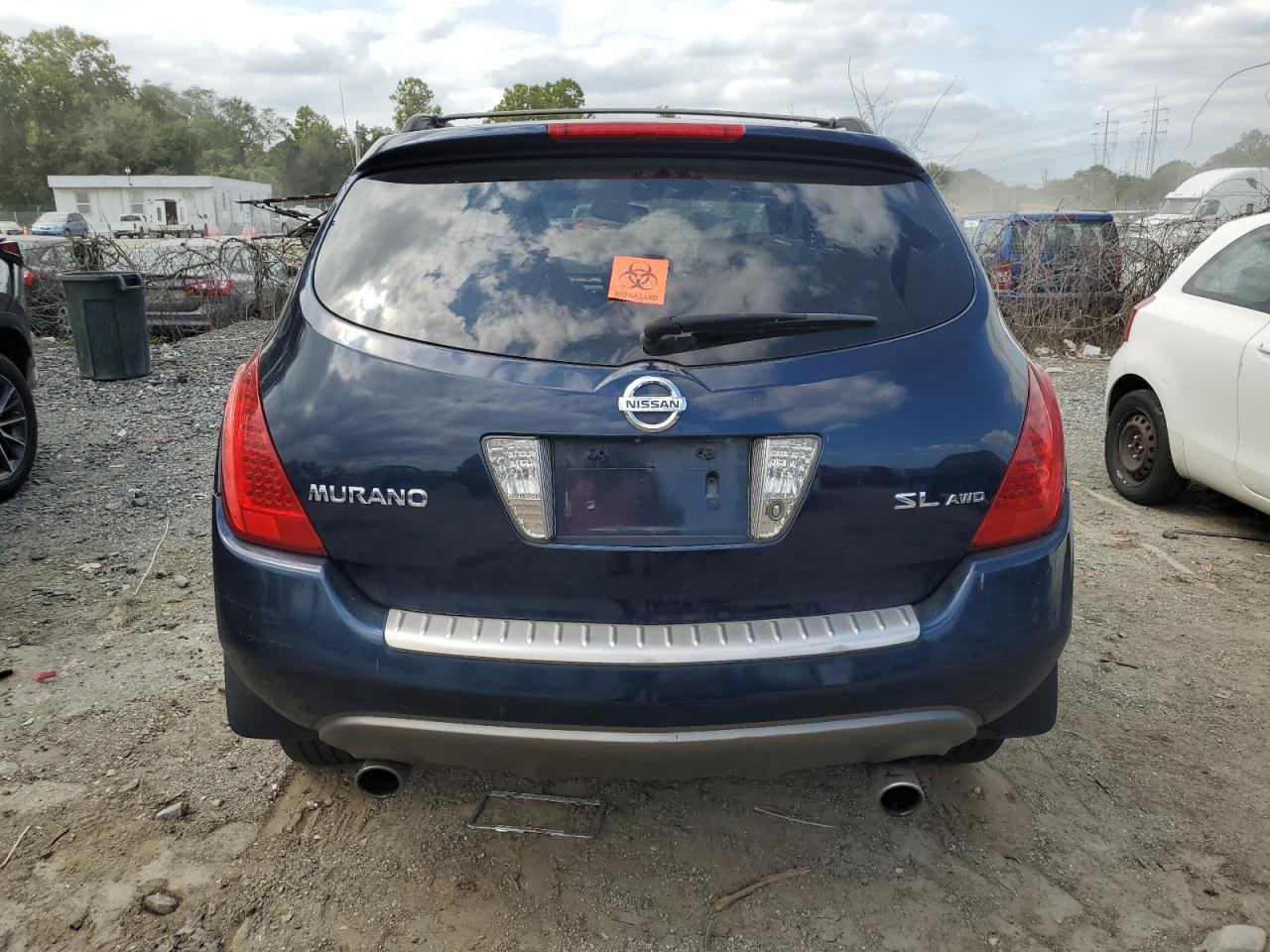 JN8AZ08W87W631951 2007 Nissan Murano Sl