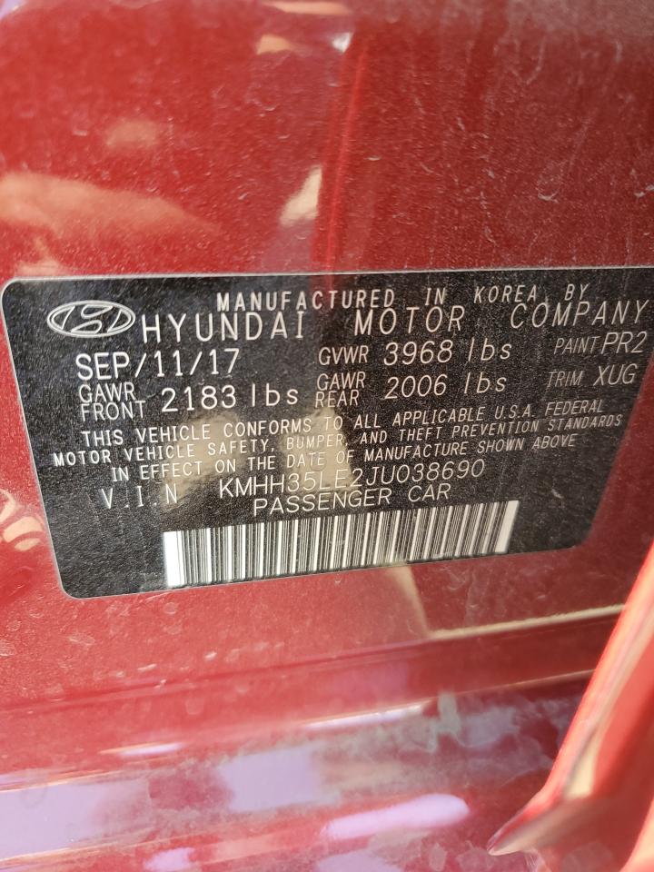 KMHH35LE2JU038690 2018 Hyundai Elantra Gt