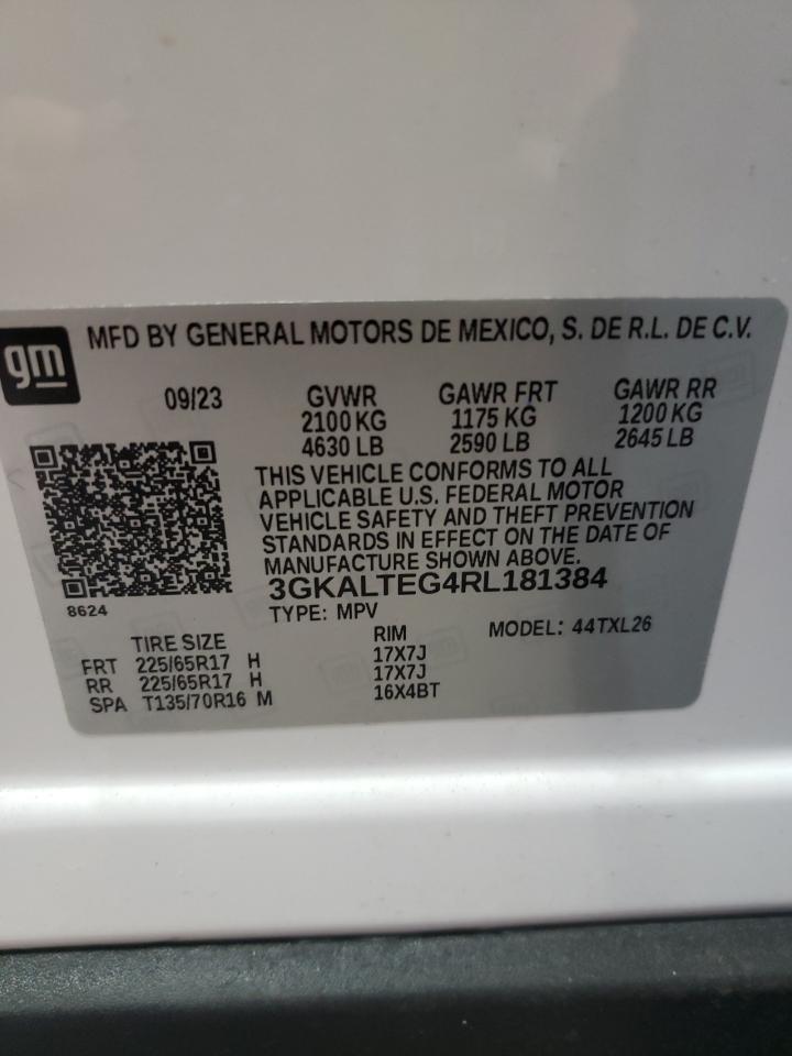 2024 GMC Terrain Sle VIN: 3GKALTEG4RL181384 Lot: 71736684