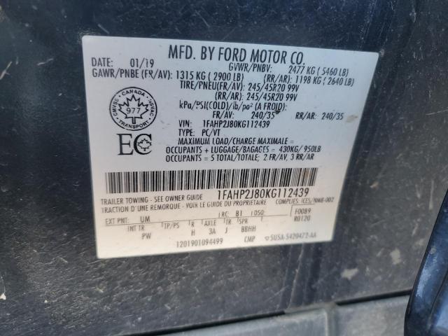 2019 FORD TAURUS LIMITED