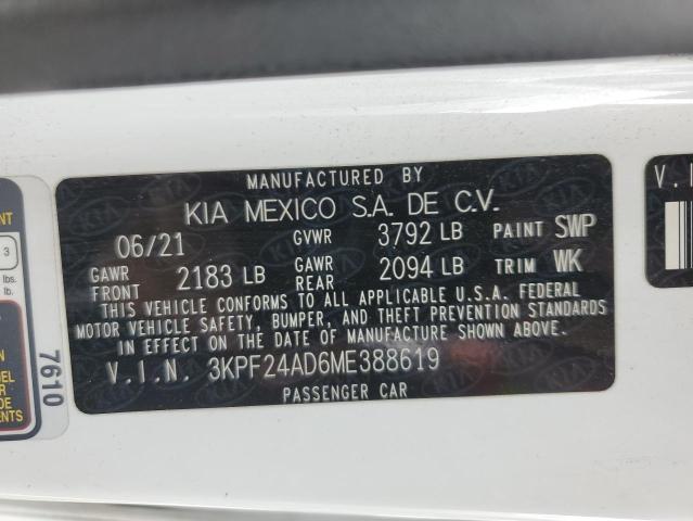 3KPF24AD6ME388619 Kia Forte FE 13