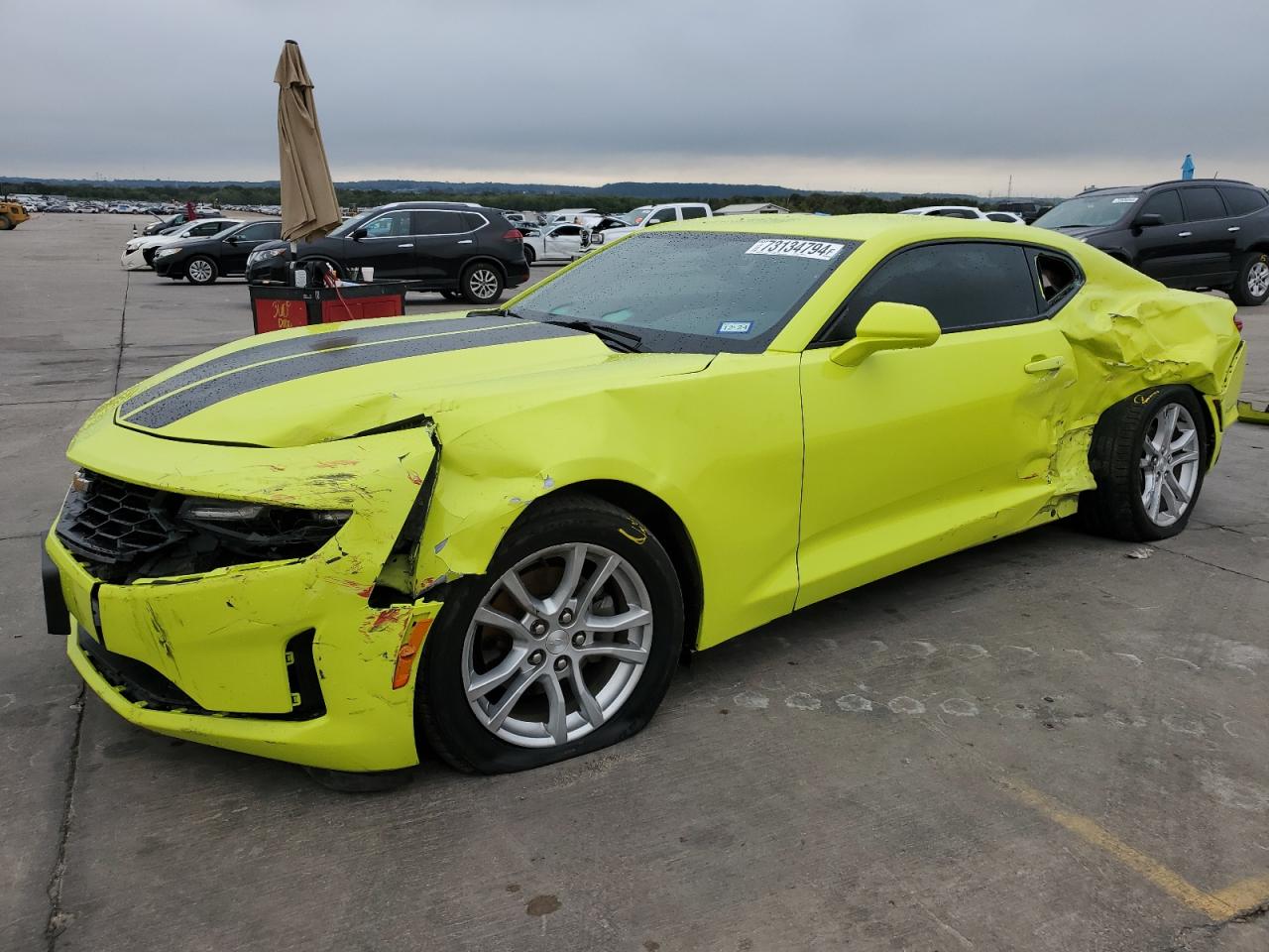 2020 Chevrolet Camaro Ls VIN: 1G1FB1RX2L0115237 Lot: 73134794