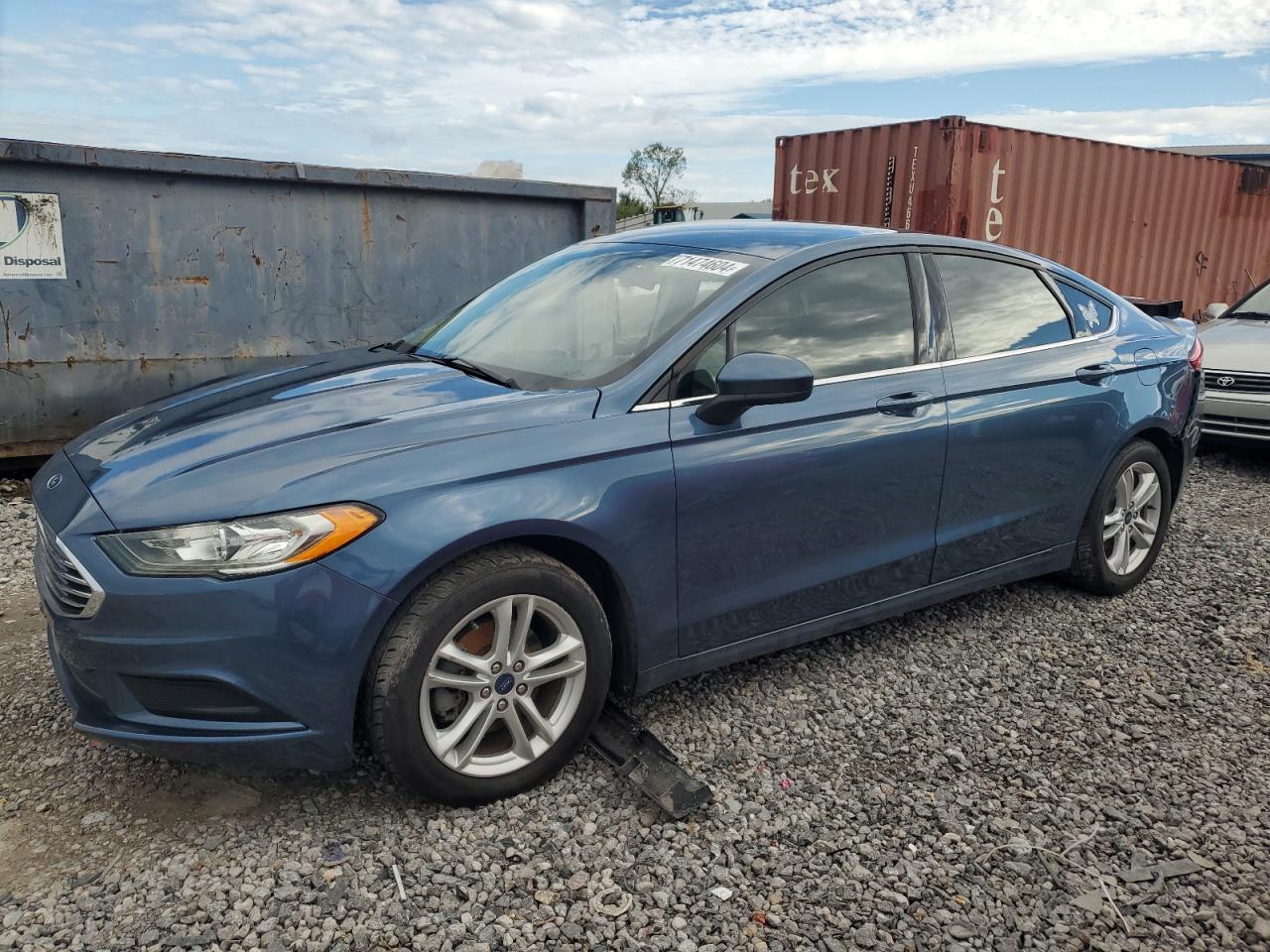 2018 Ford Fusion Se VIN: 3FA6P0HD2JR252692 Lot: 71474604