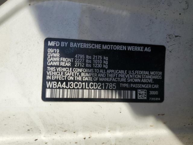 WBA4J3C01LCD21785 BMW 4 Series Gran 430xi 12