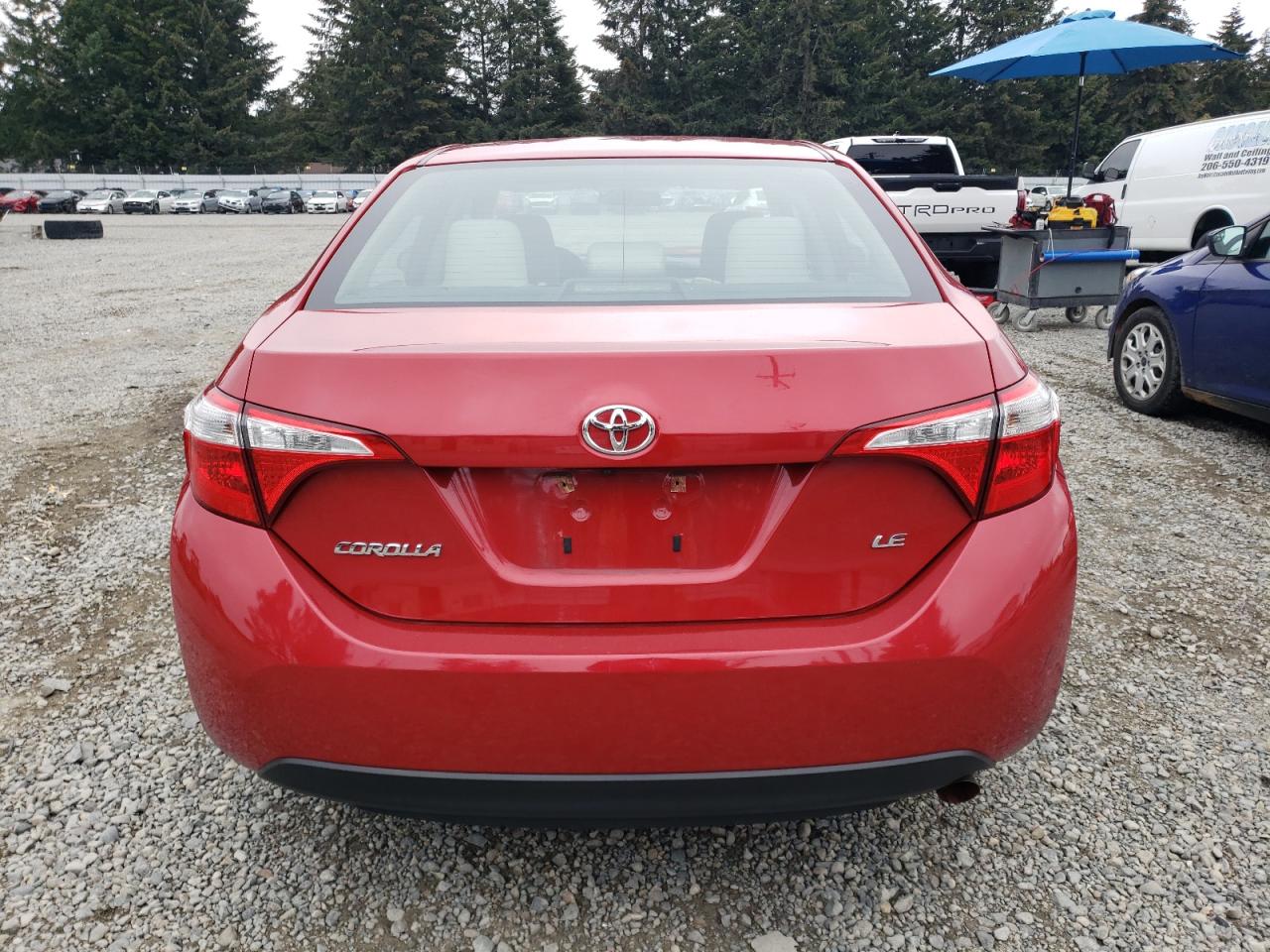 2016 Toyota Corolla L VIN: 2T1BURHE4GC491612 Lot: 72275914