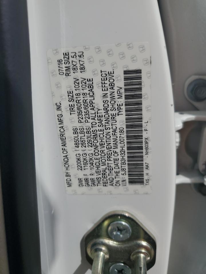 5J8TB3H32HL007180 2017 Acura Rdx