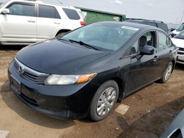 Sedans HONDA CIVIC 2012 Czarny