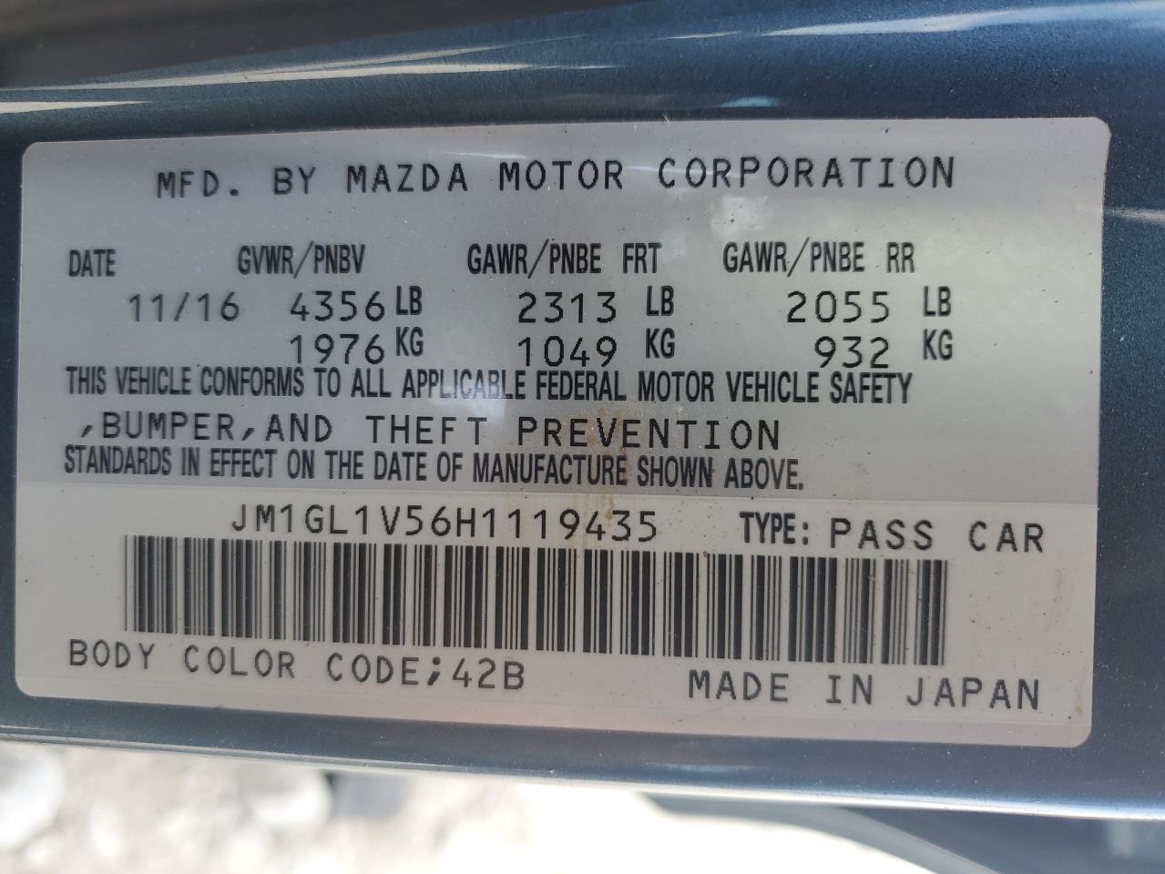 2017 Mazda 6 - Image 13