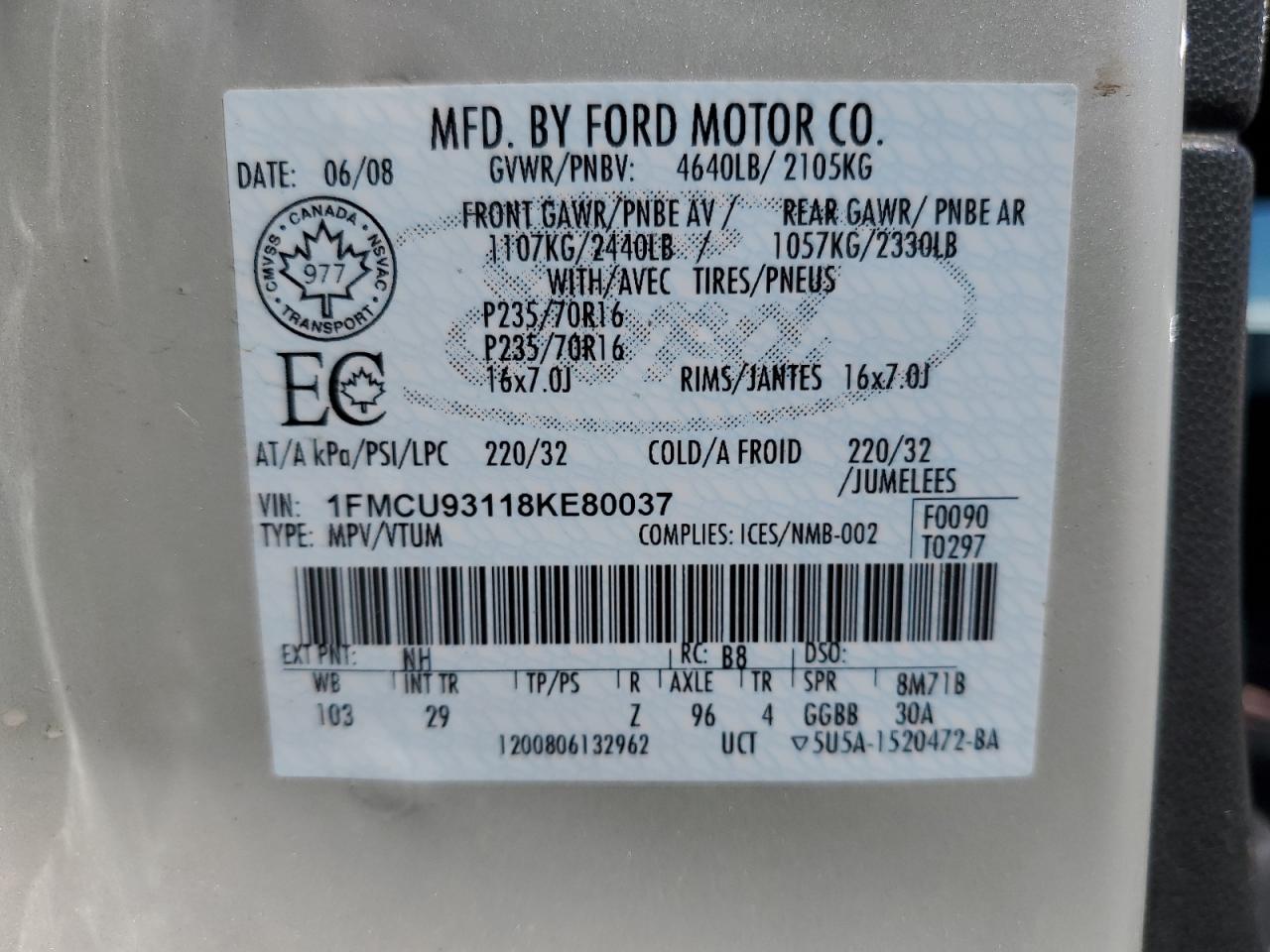 2008 Ford Escape - Image 13