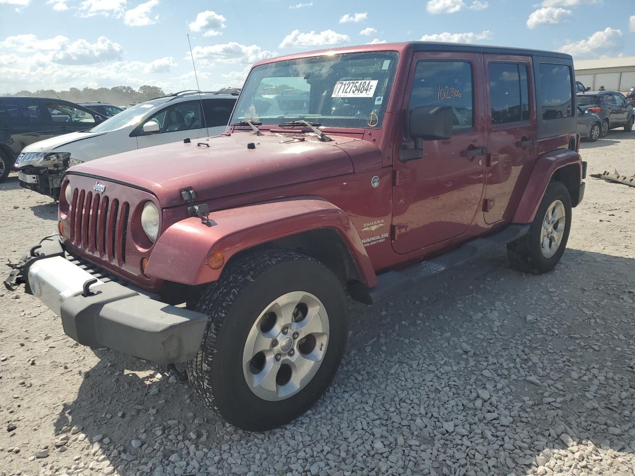 2013 Jeep Wrangler Unlimited Sahara VIN: 1C4BJWEG4DL525940 Lot: 71275484