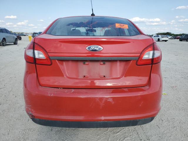  FORD FIESTA 2012 Червоний