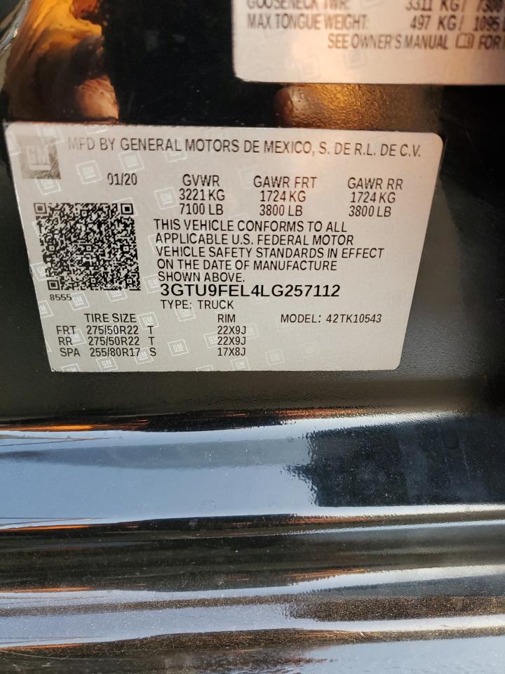 3GTU9FEL4LG257112 2020 GMC Sierra K1500 Denali