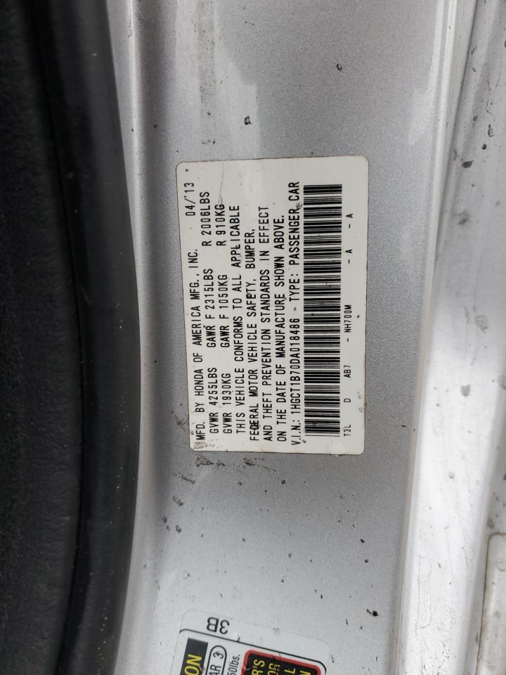 1HGCT1B70DA018486 2013 Honda Accord Ex