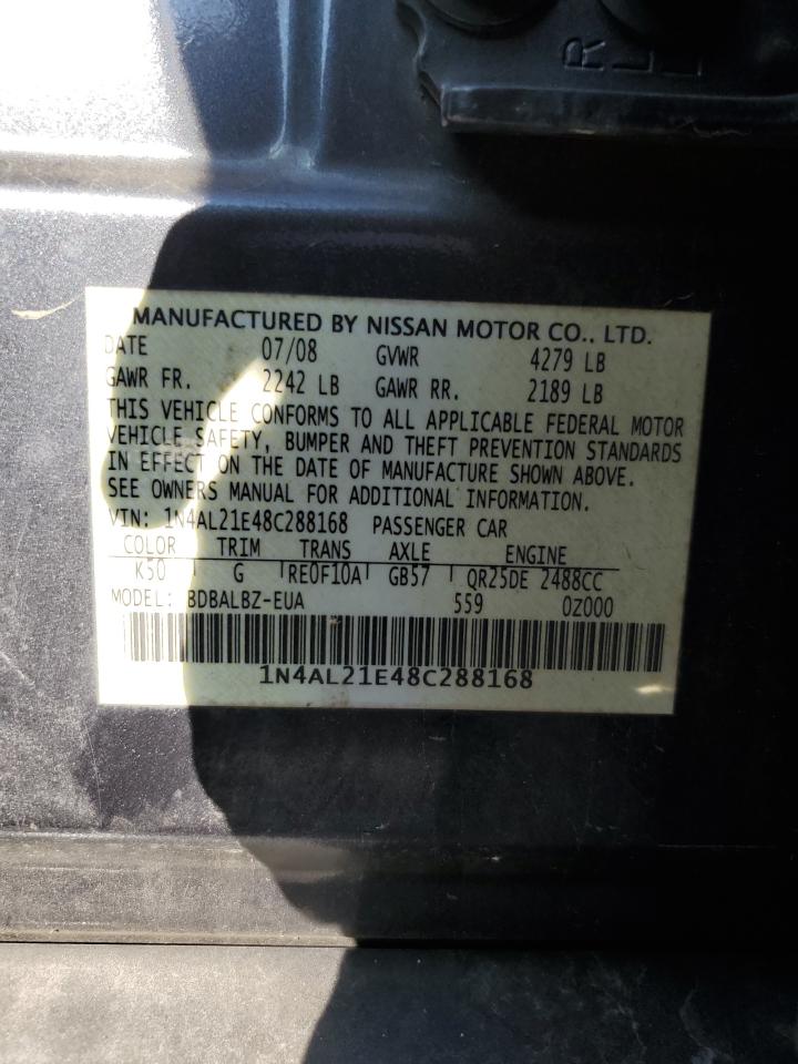 1N4AL21E48C288168 2008 Nissan Altima 2.5