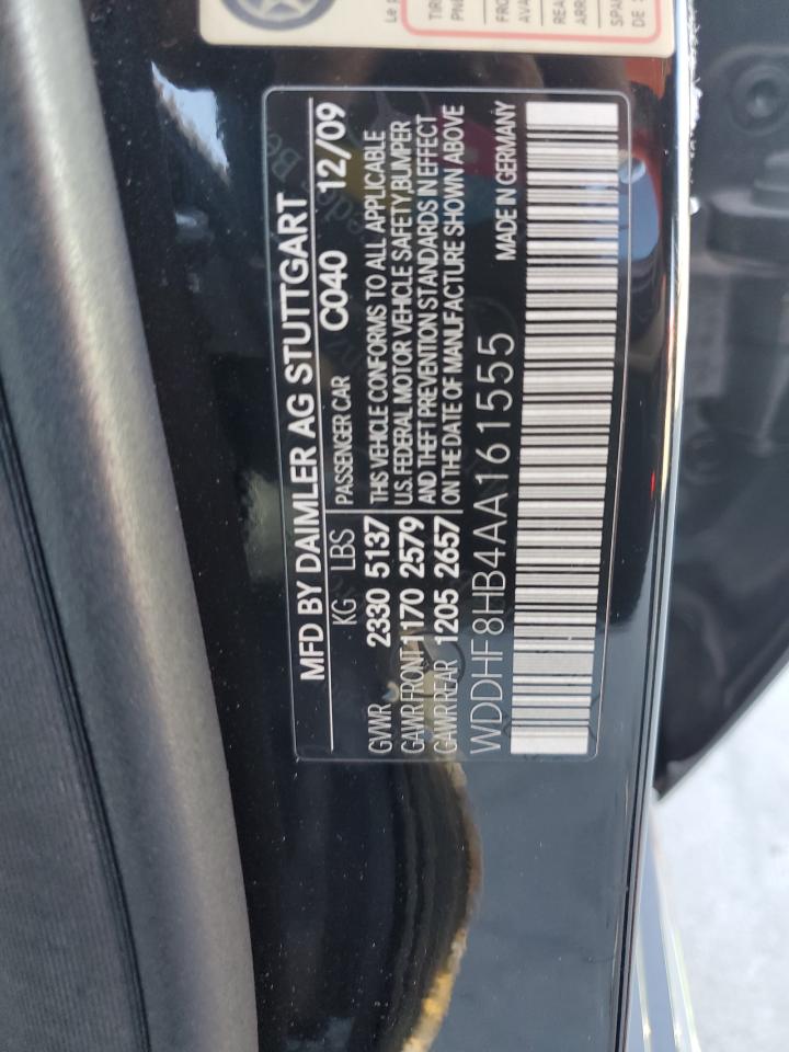 WDDHF8HB4AA161555 2010 Mercedes-Benz E 350 4Matic