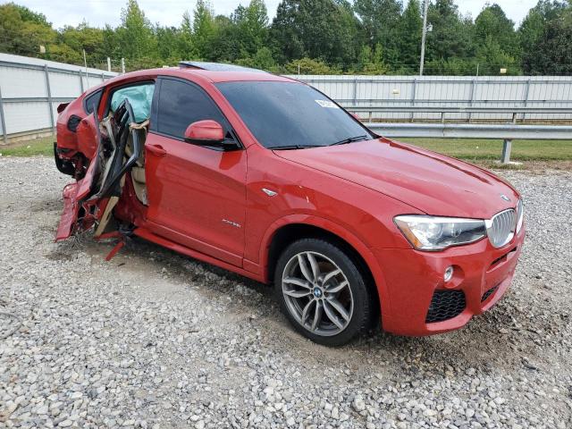  BMW X4 2016 Красный