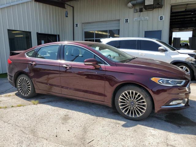 Sedans FORD FUSION 2017 Burgundy