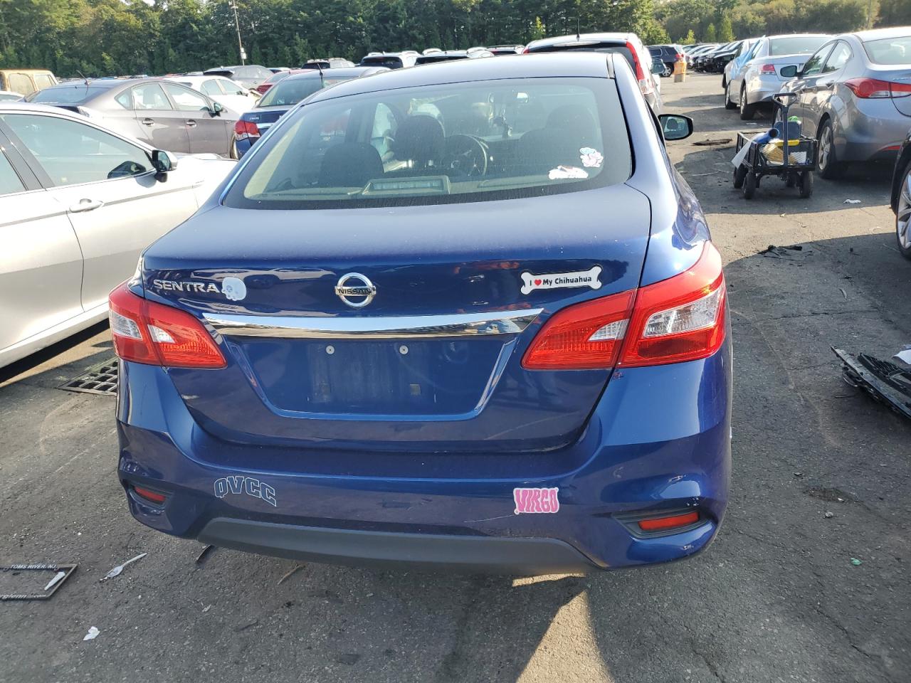 2019 Nissan Sentra S VIN: 3N1AB7AP8KY217777 Lot: 71002174