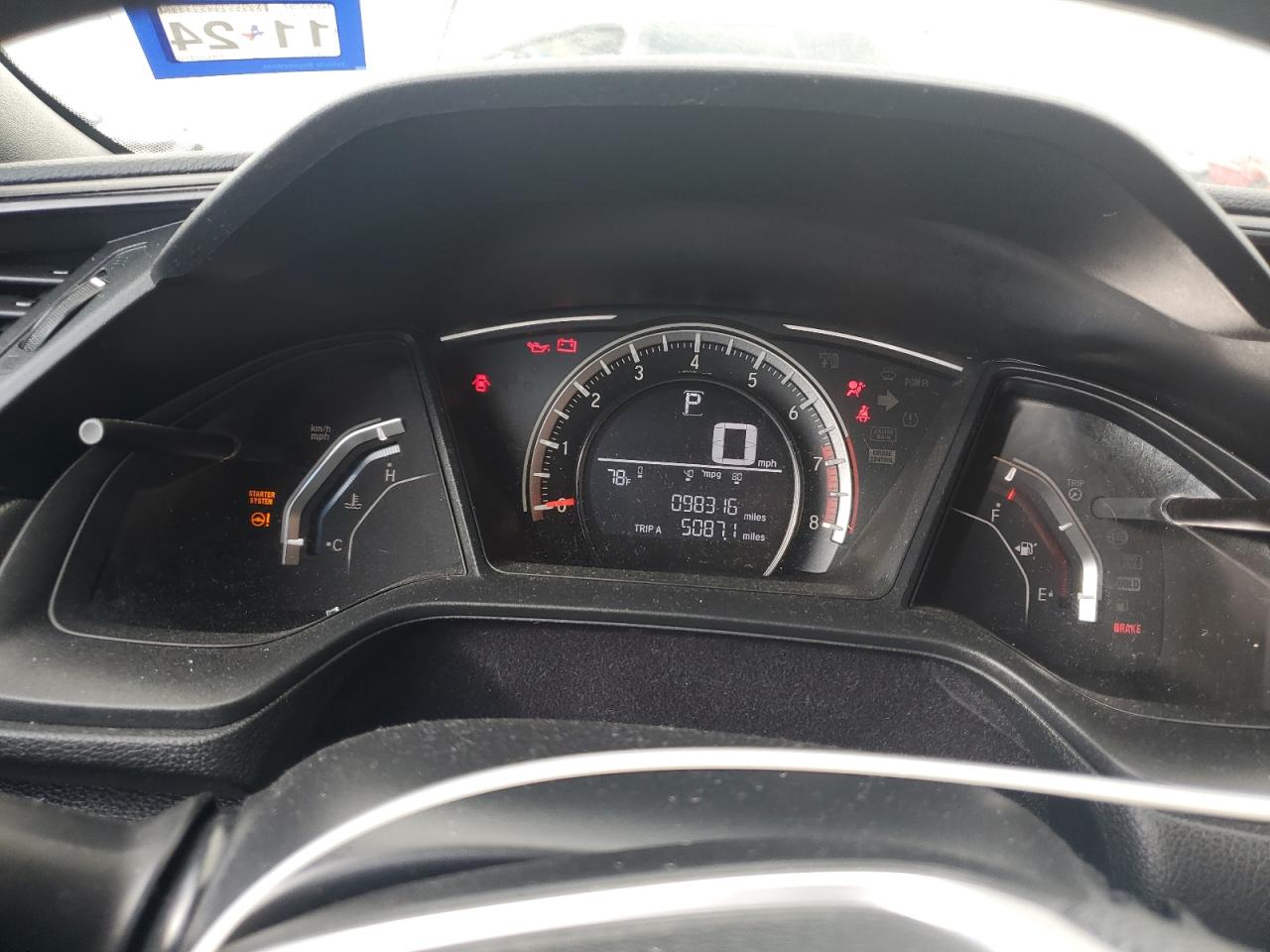 2HGFC4B08HH304563 2017 Honda Civic Lx