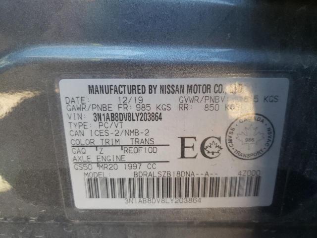 2020 NISSAN SENTRA SR