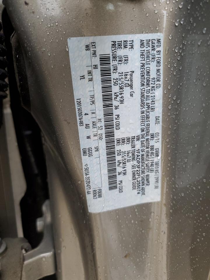 1FADP3F22FL255074 2015 FORD FOCUS - Image 12