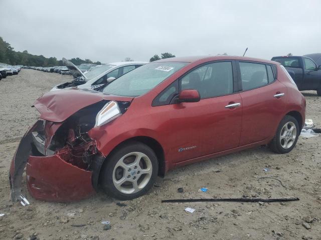  NISSAN LEAF 2014 Red