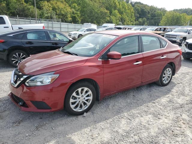  NISSAN SENTRA 2018 Czerwony